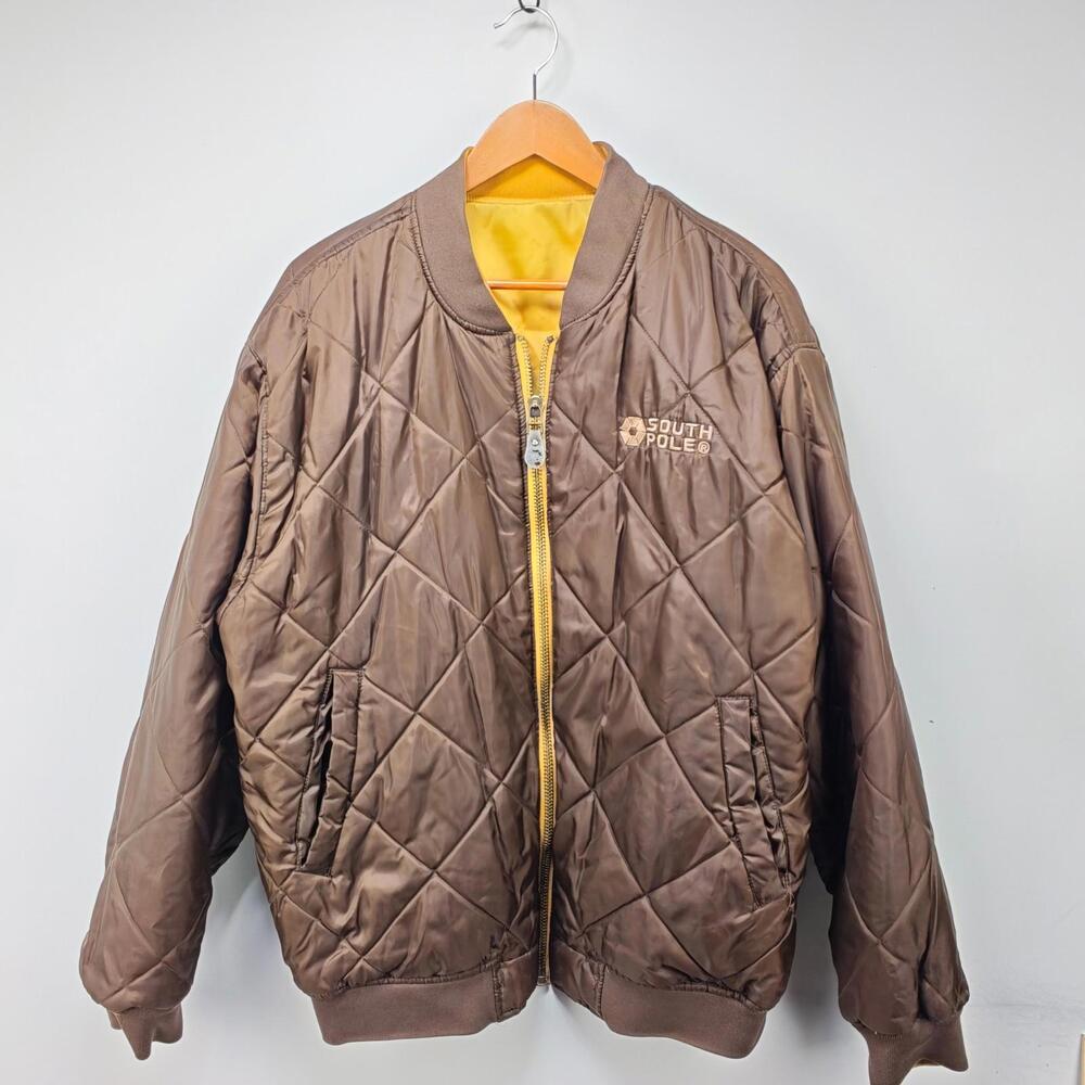Vintage SouthPole Puffer Flight Jacket 2XL
